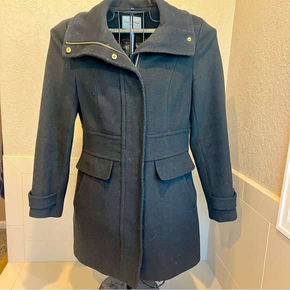 Cole Haan Jackets & Blazers - Cole Haan Black Women’s Wool-Blend lined jacket size 6